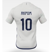 Camisa de Futebol Ajax Chuba Akpom #10 Equipamento Secundário 2023-24 Manga Curta